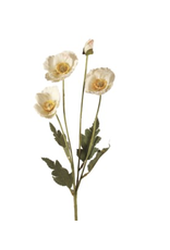 White Poppy Spray