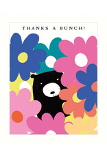 Thank You - Bear With Flowers