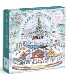 Alpine Village Snowglobe 500 Piece Foil Puzzle