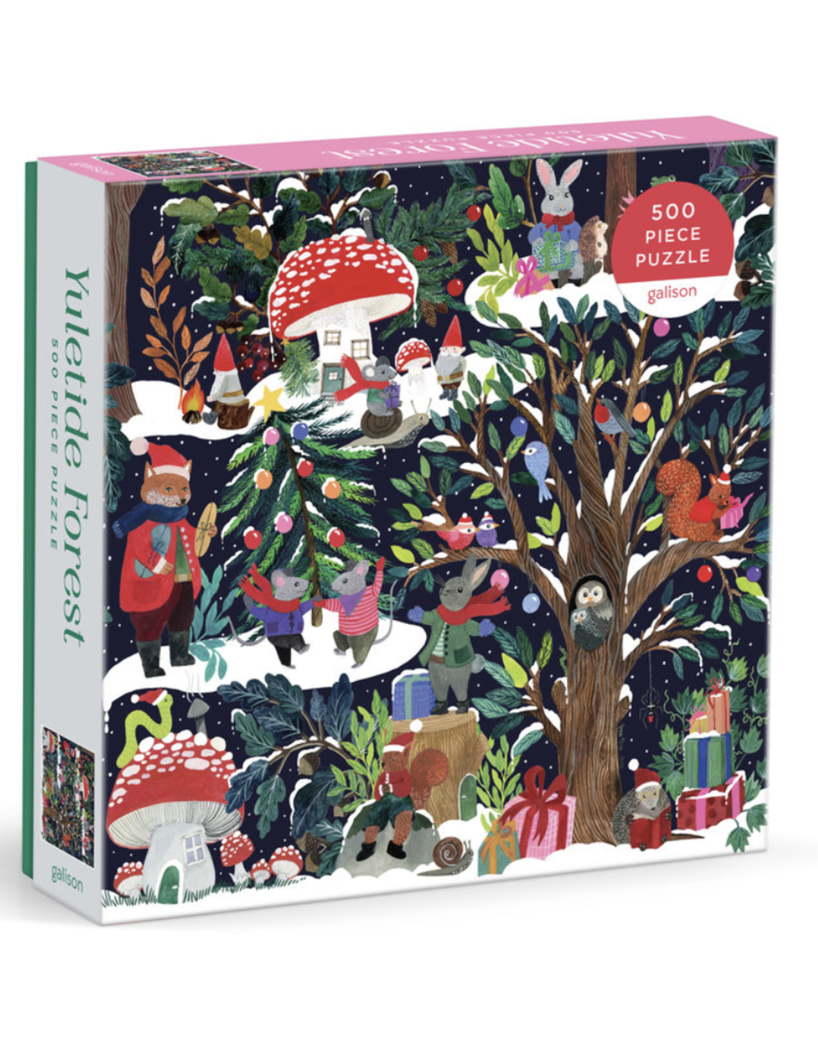 Yuletide Forest 500 Piece Puzzle
