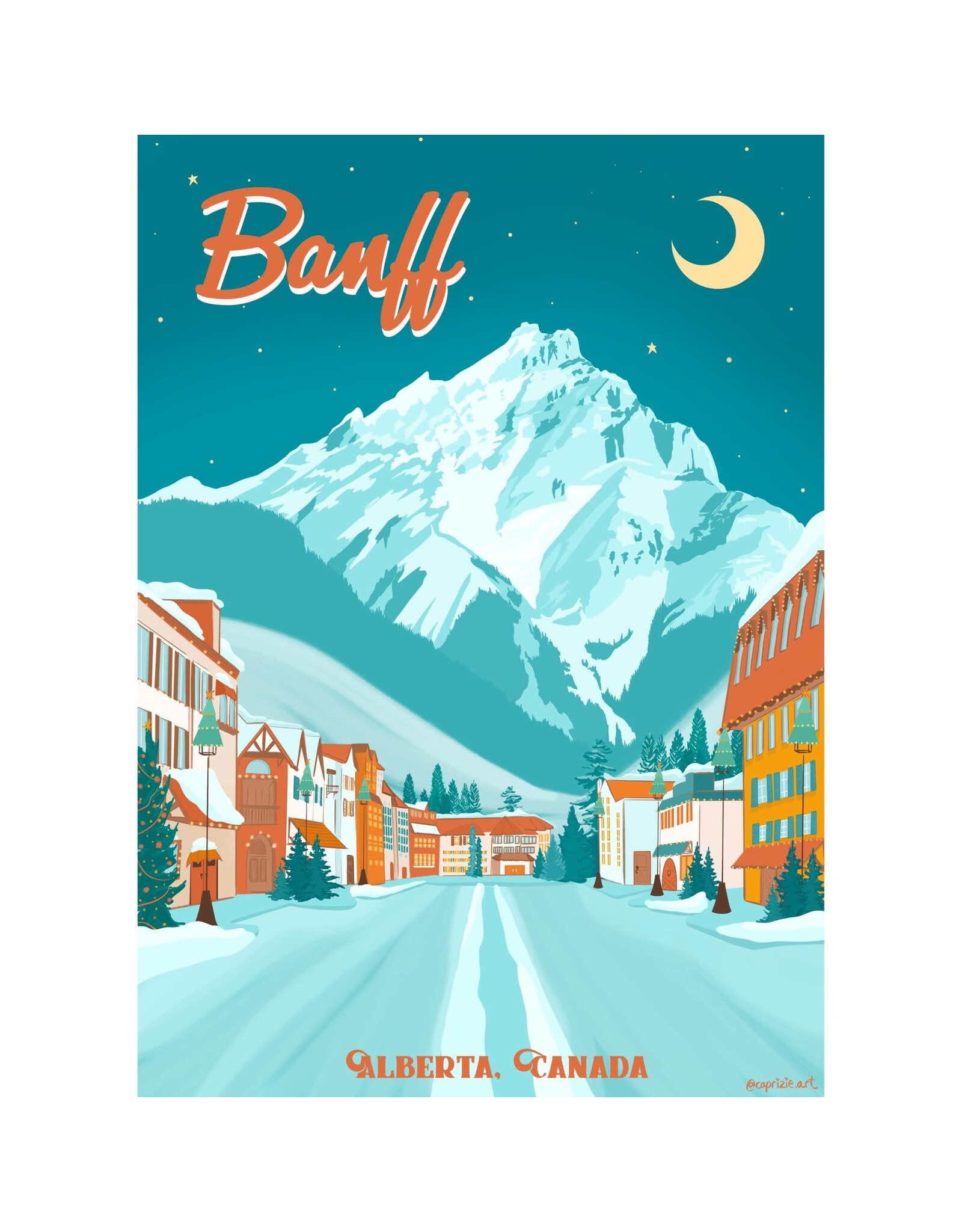 Villager Puzzles Banff Moonlight 500 Piece Puzzle