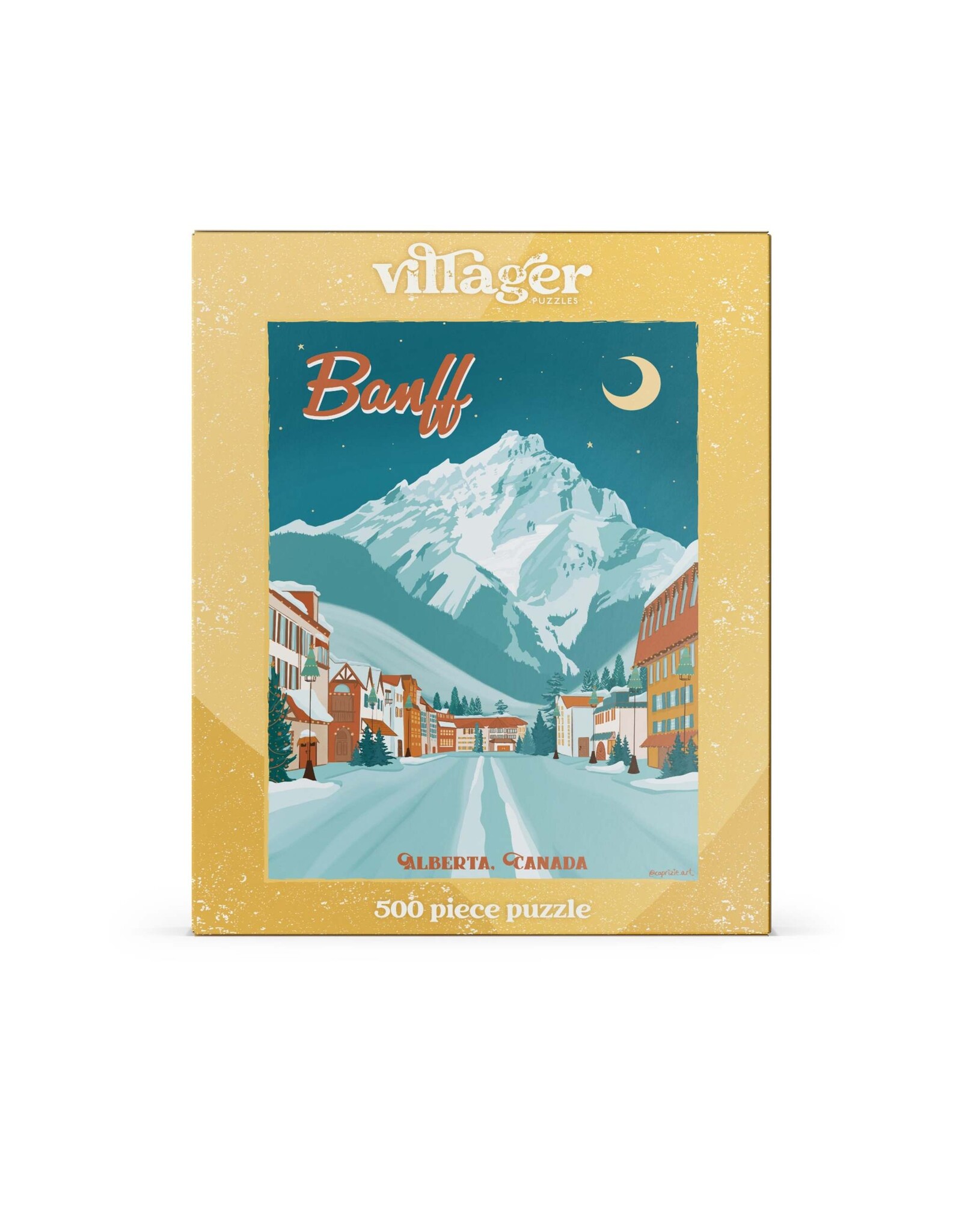 Villager Puzzles Banff Moonlight 500 Piece Puzzle