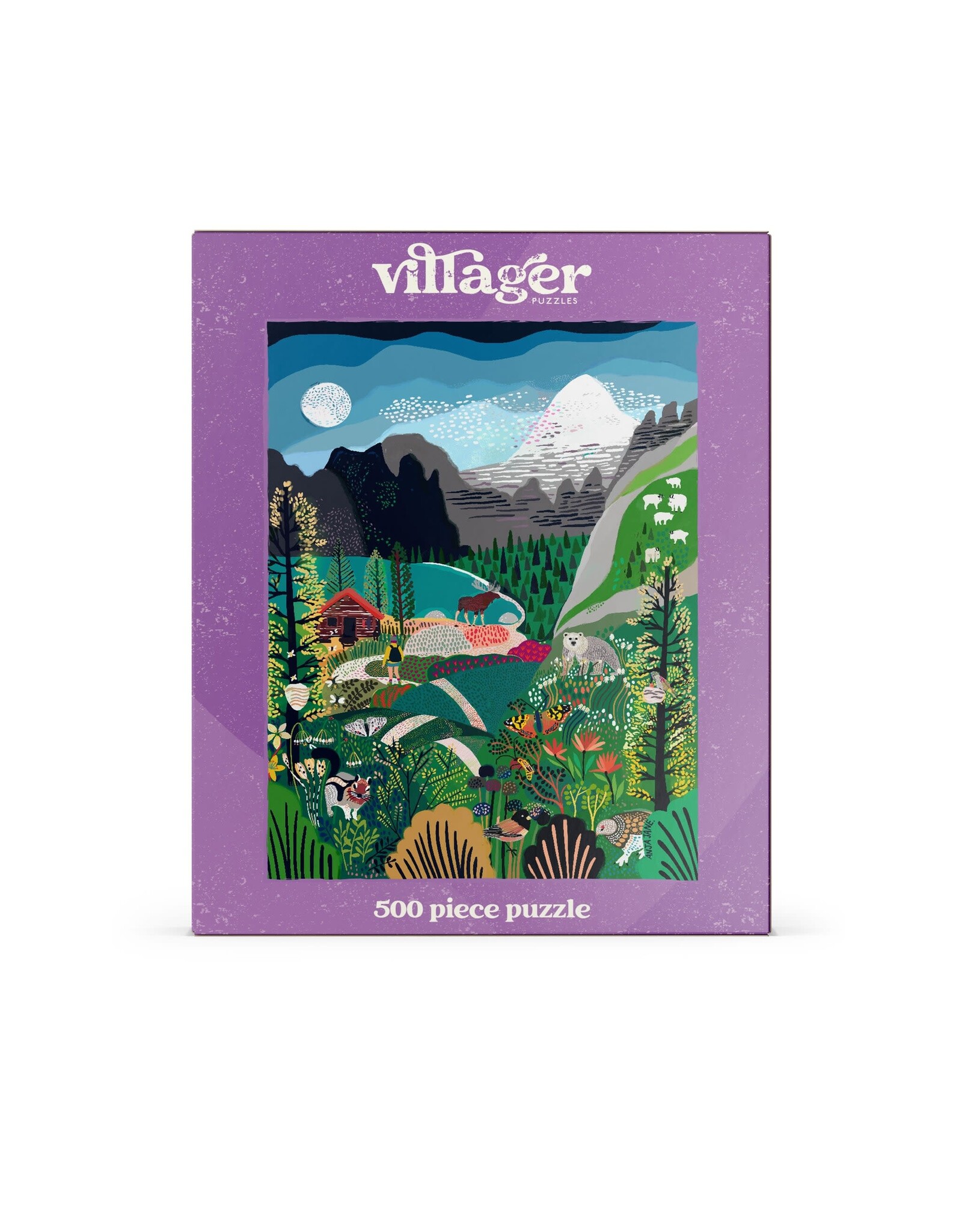 Villager Puzzles Rockies Explorer 500 Piece Puzzle