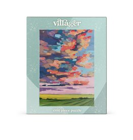 Villager Puzzles Prairie Sky 1000 Piece Puzzle