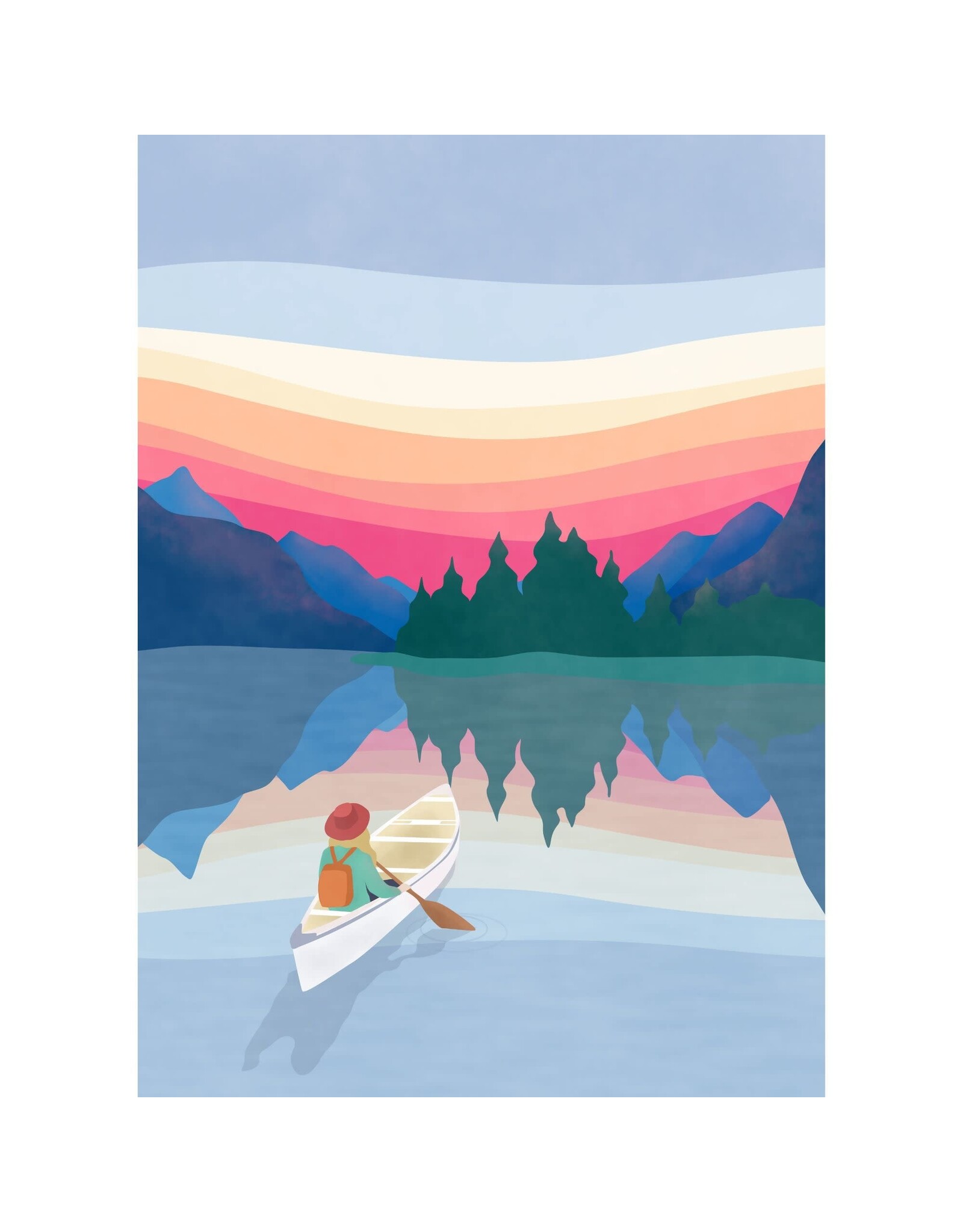 Villager Puzzles Sunrise Paddle 1000 Piece Puzzle
