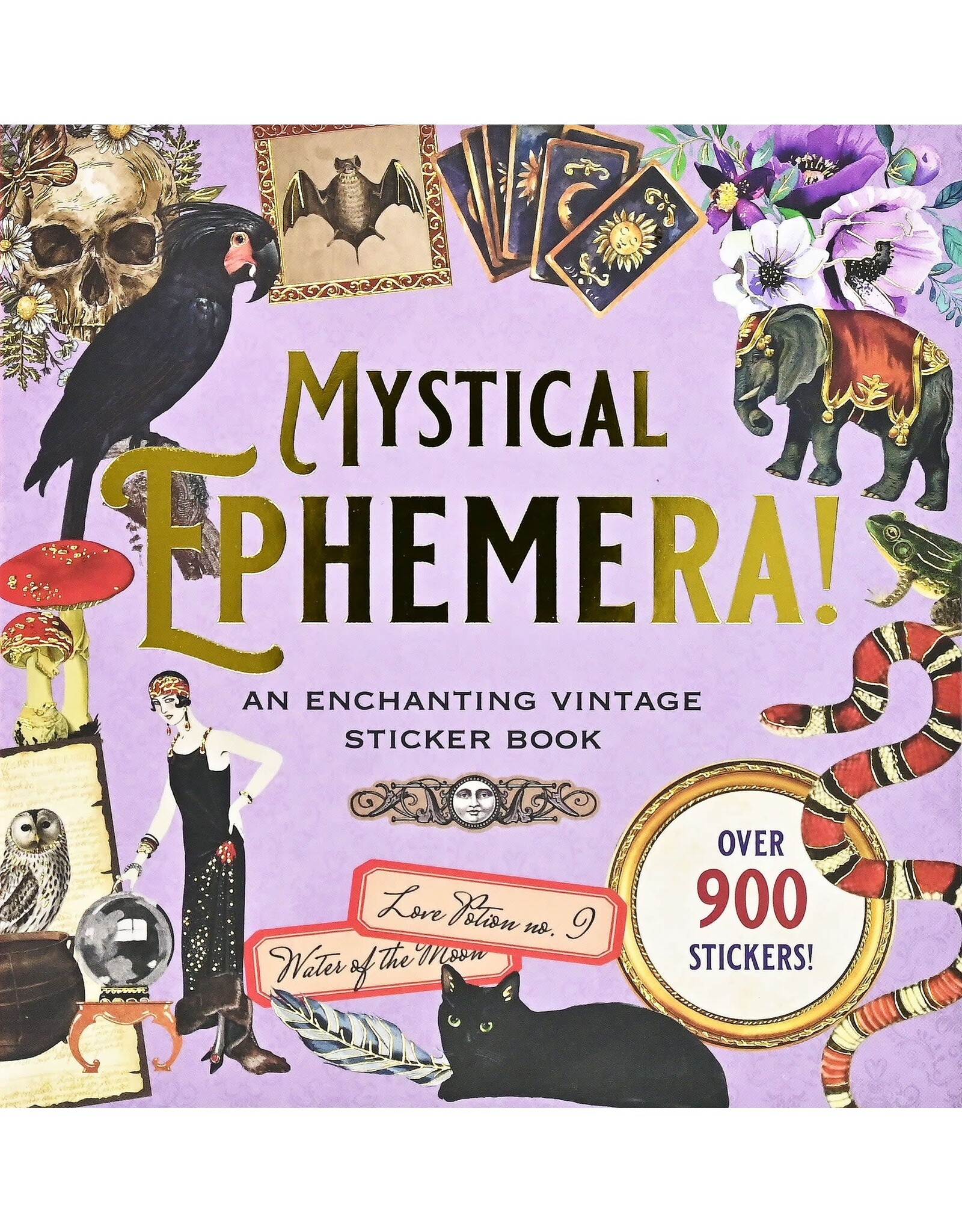 Mystical Ephemera Vintage Sticker Book