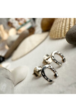 Pika & Bear Benalto Tiny Horseshoe Stud Earrings - Sterling Silver
