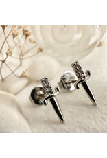 Pika & Bear Bruté Dagger Stud Earrings