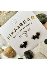 Pika & Bear Lugosi Porcelain Bat Stud Earrings