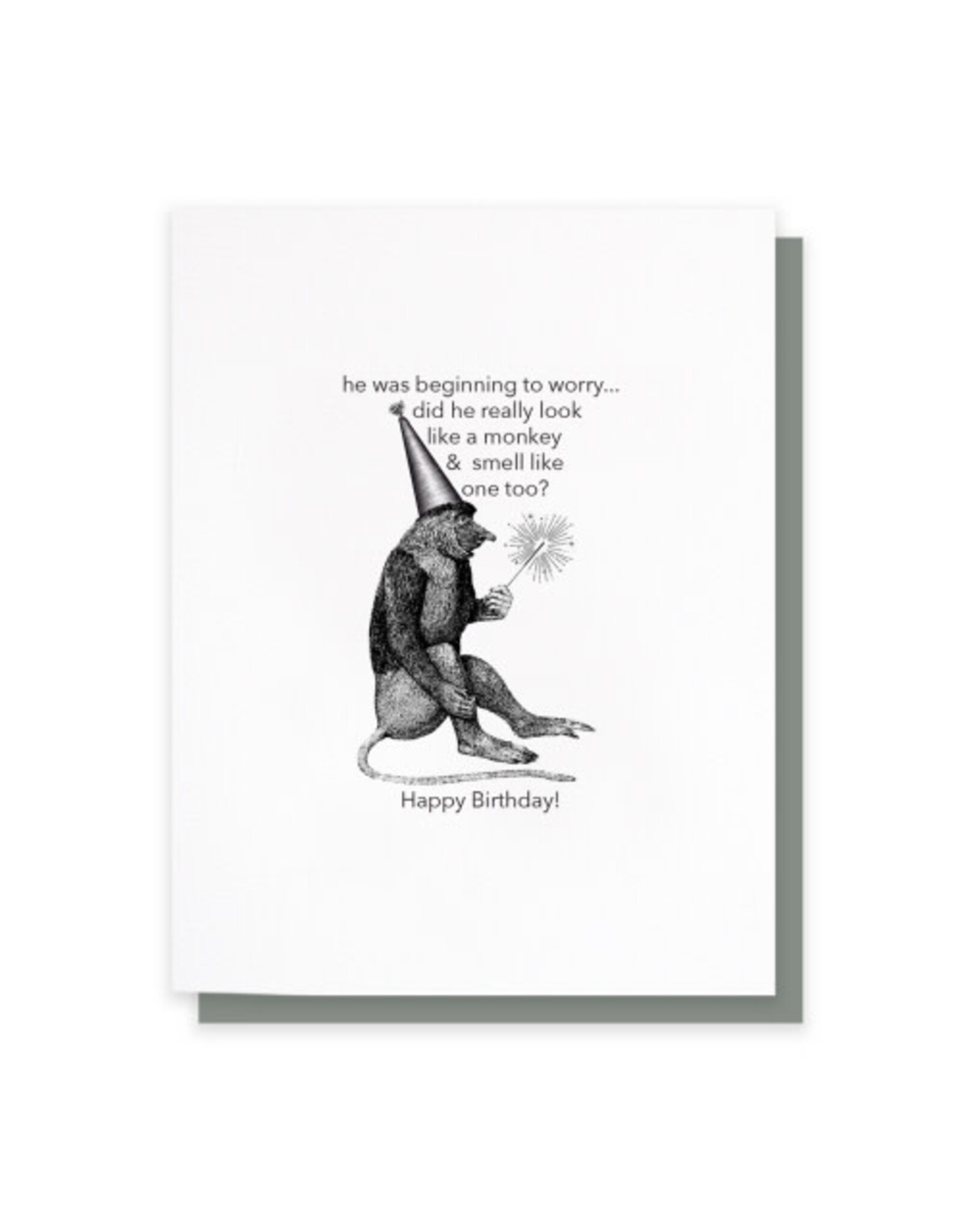Cardideology Birthday - Smell Like A Monkey