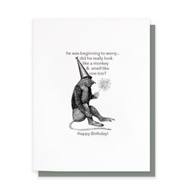 Cardideology Birthday - Smell Like A Monkey