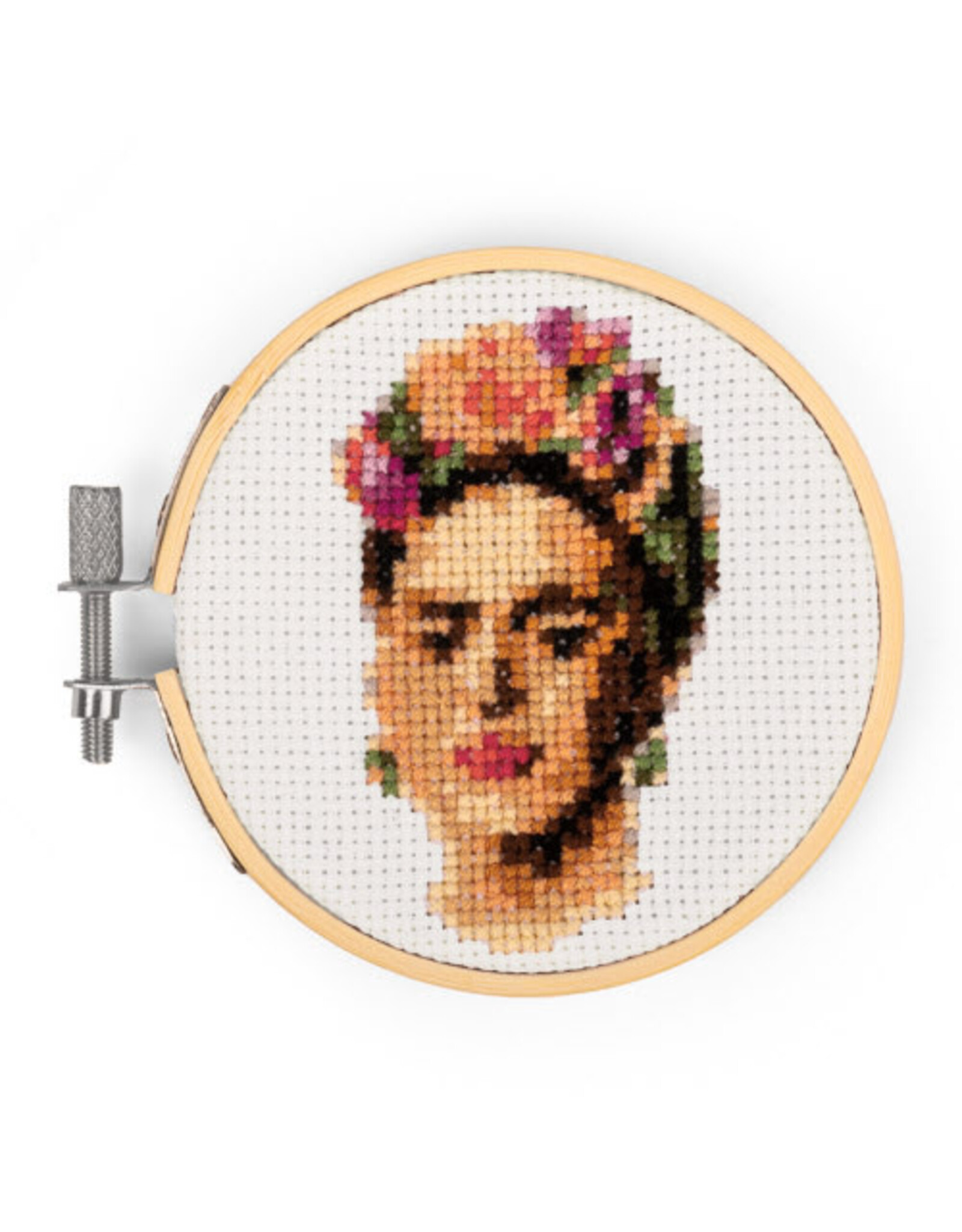 Mini Cross-Stitch Embroidery Kit - Frida