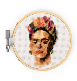 Mini Cross-Stitch Embroidery Kit - Frida