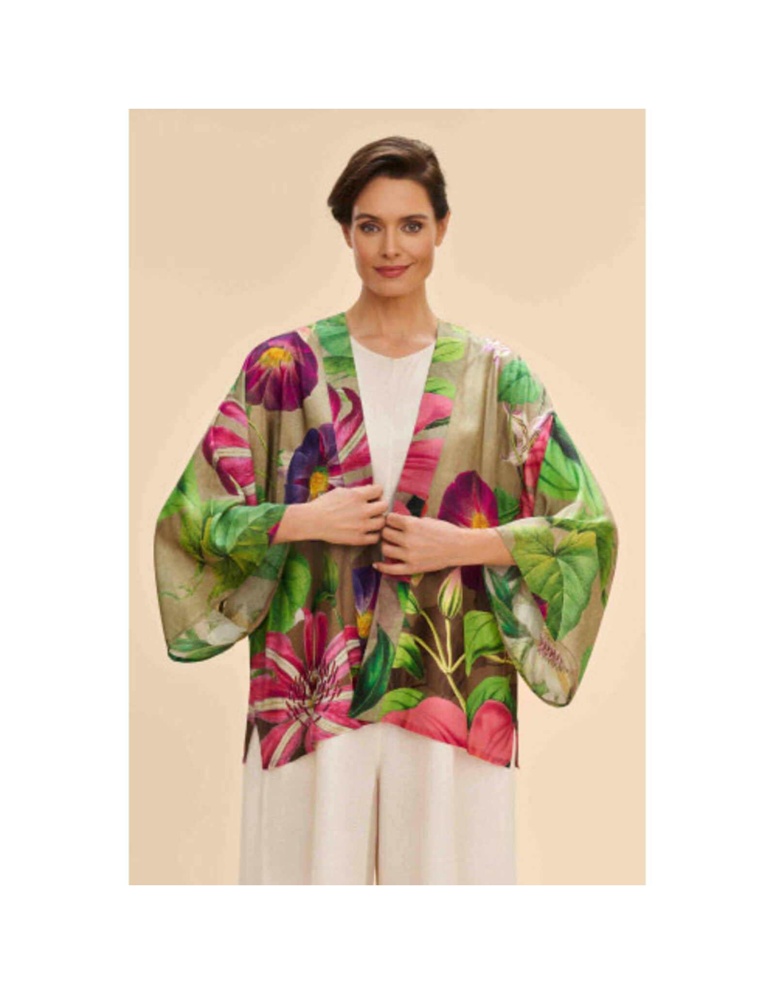 Powder Design Oversized Botanicals Kimono