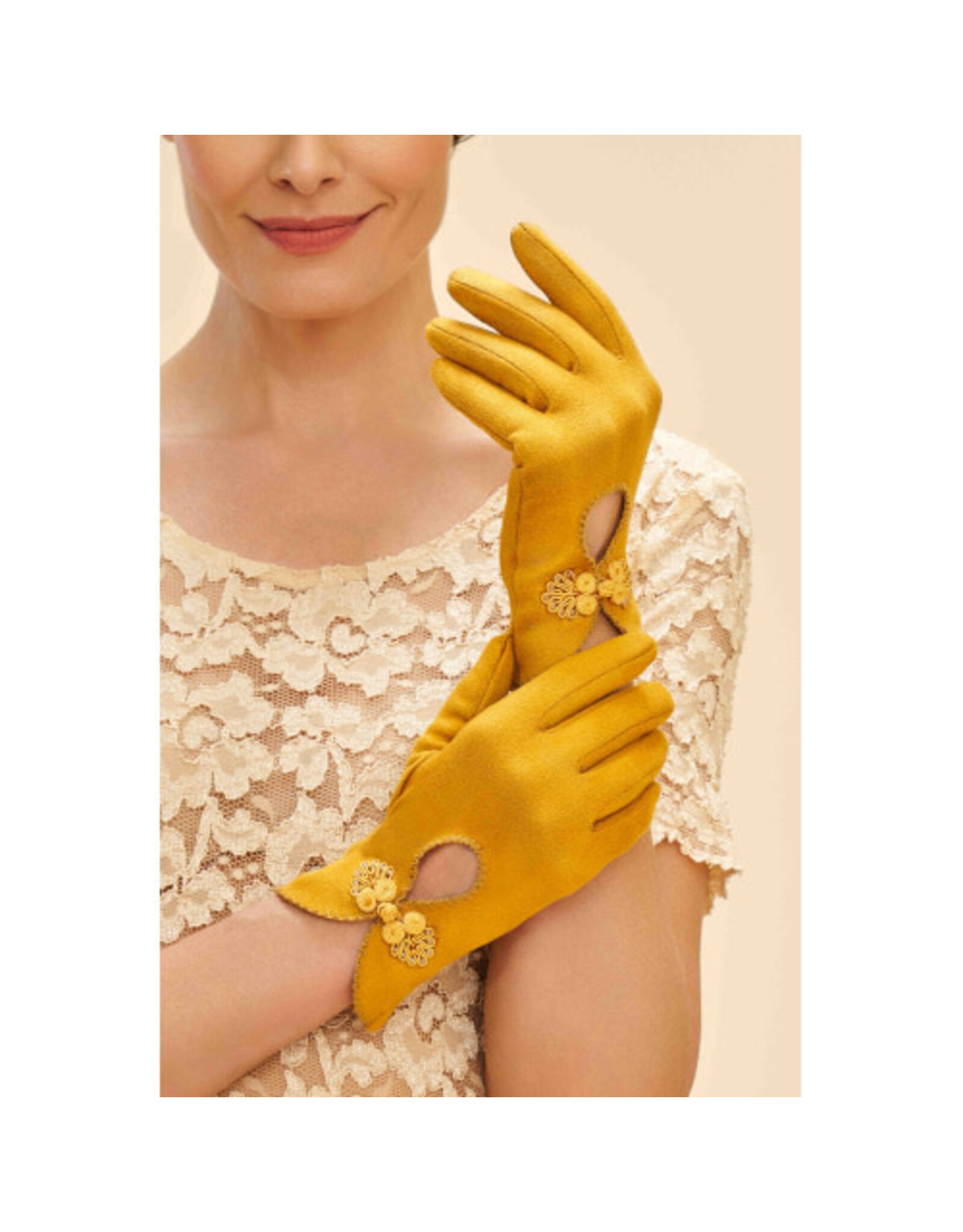 Powder Design Suki Faux Suede Gloves