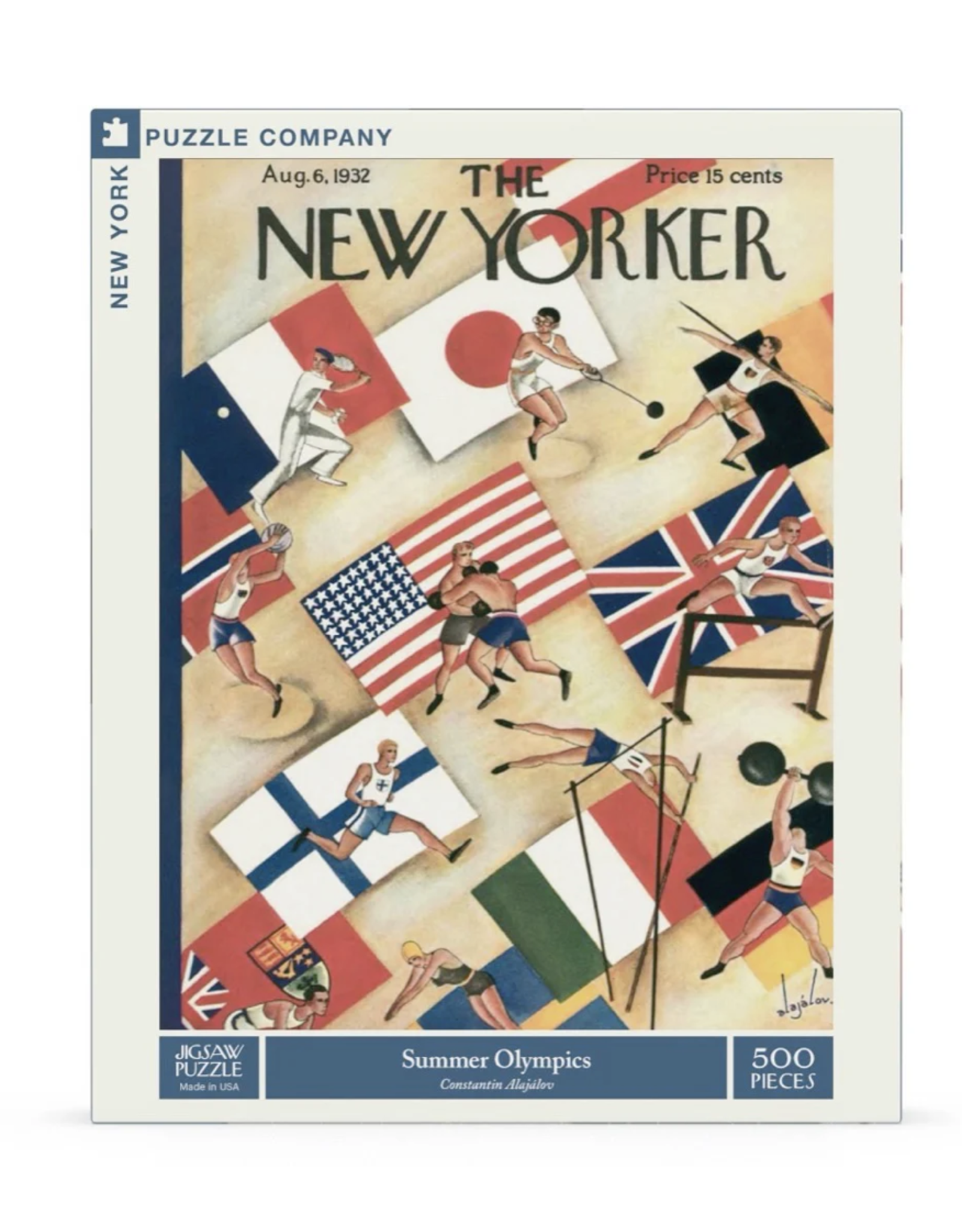 New York Puzzle Co New Yorker - Summer Olympics Puzzle - 500 Pieces
