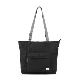 Ori London Trafalgar Recycled Canvas Medium Tote - Black