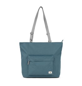 Ori London Trafalgar Recycled Nylon Medium Tote - Airforce Blue