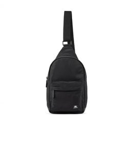Ori London Willesden B Large Recycled Nylon Crossbody Bag-Black