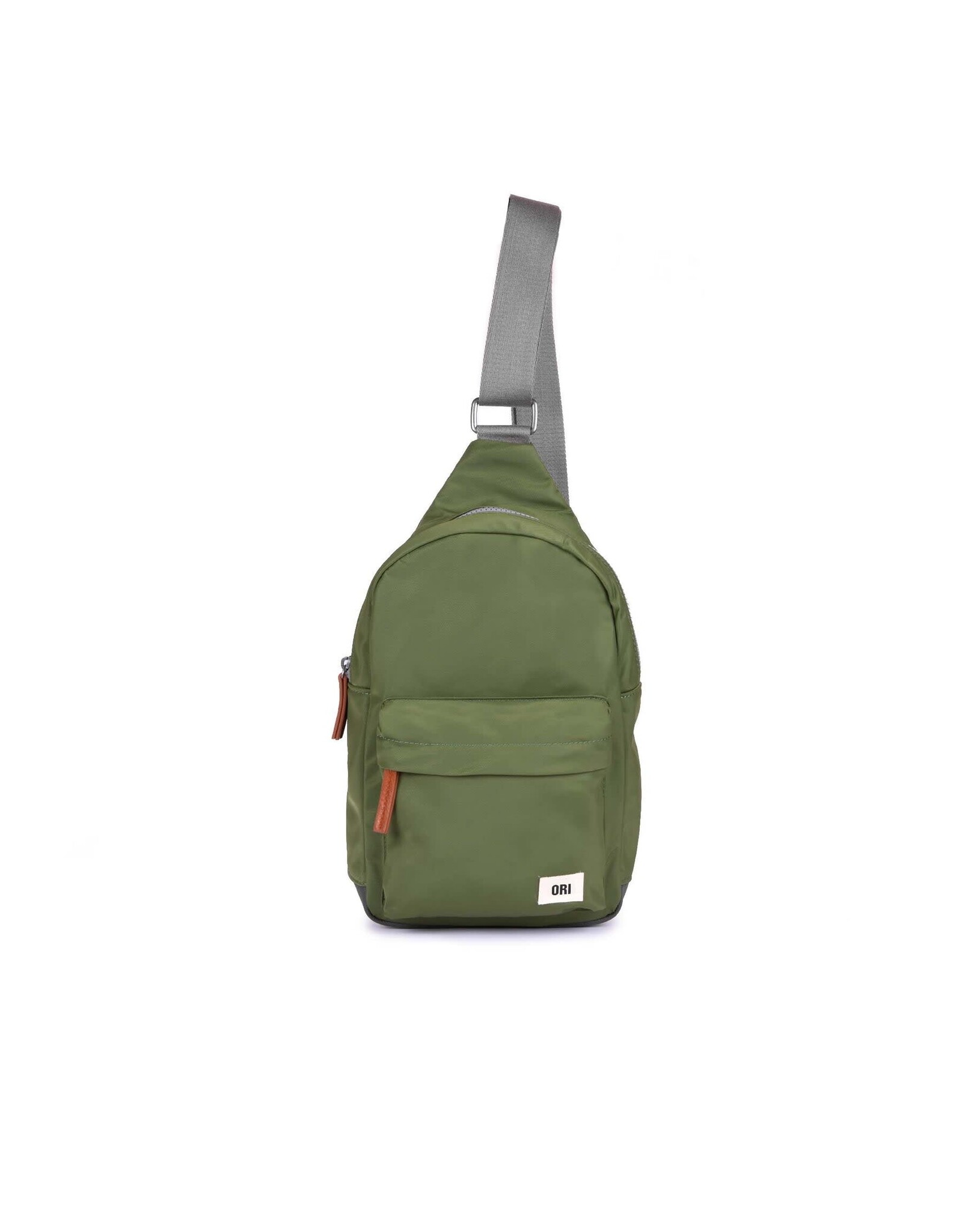 Ori London Willesden B Large Recycled Nylon Crossbody Bag-Avocado