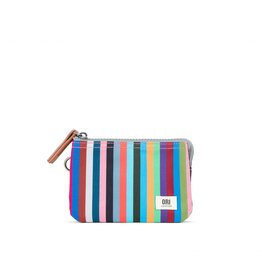 Ori London Carnaby Sm Recycled Canvas Wallet - Multi Stripe
