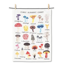 Mushroom Alphabet Tea Towel