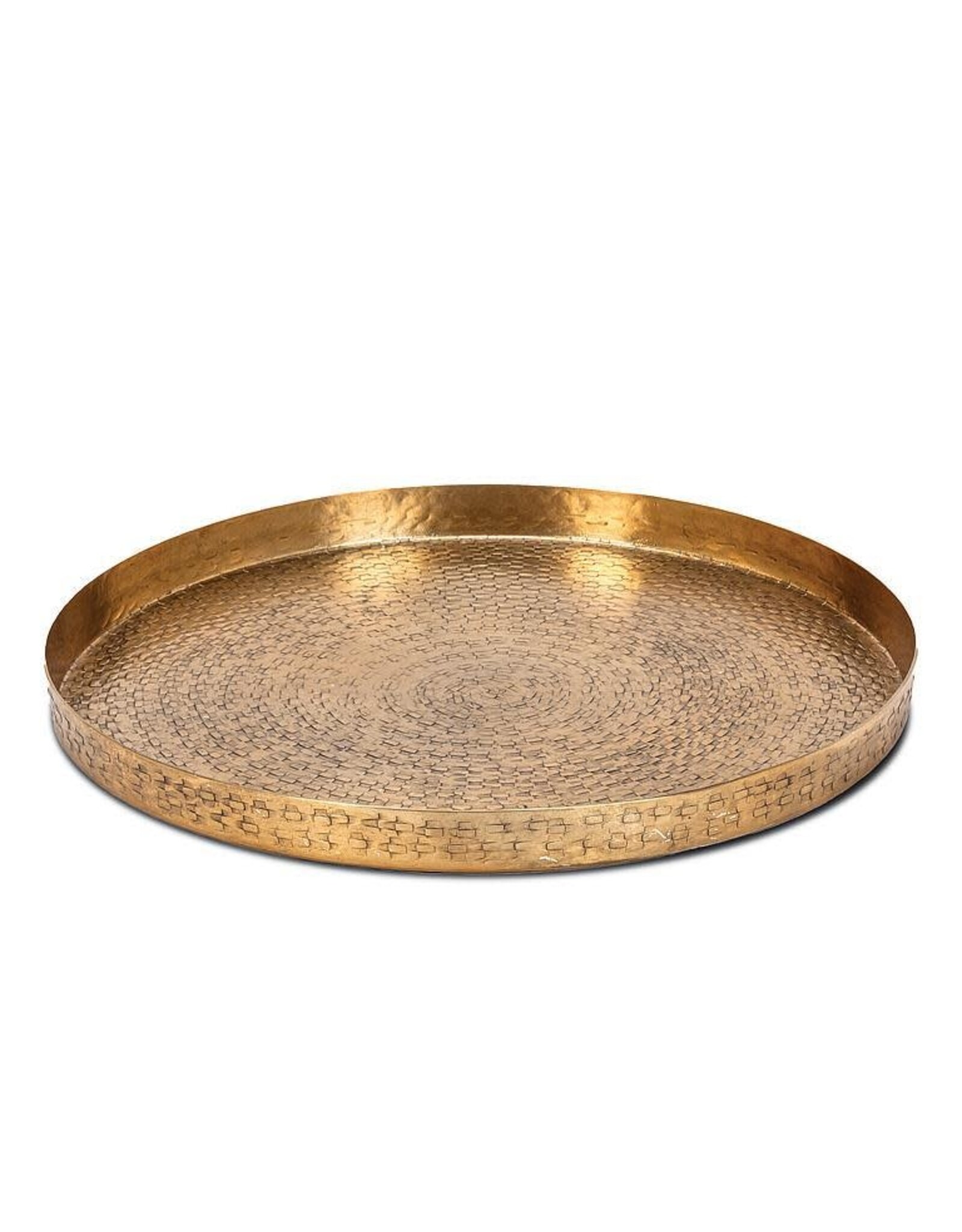 Medium Hammered Tray with Edge