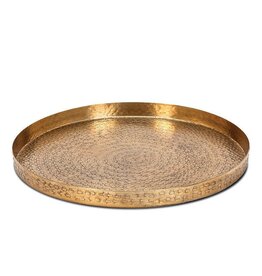 Medium Hammered Tray with Edge