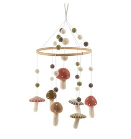 Toadstool Felt Mobile