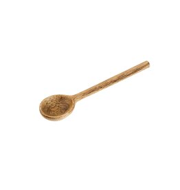 Round Wooden Salt Spoon