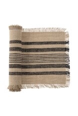 French Stripe Linen Runner