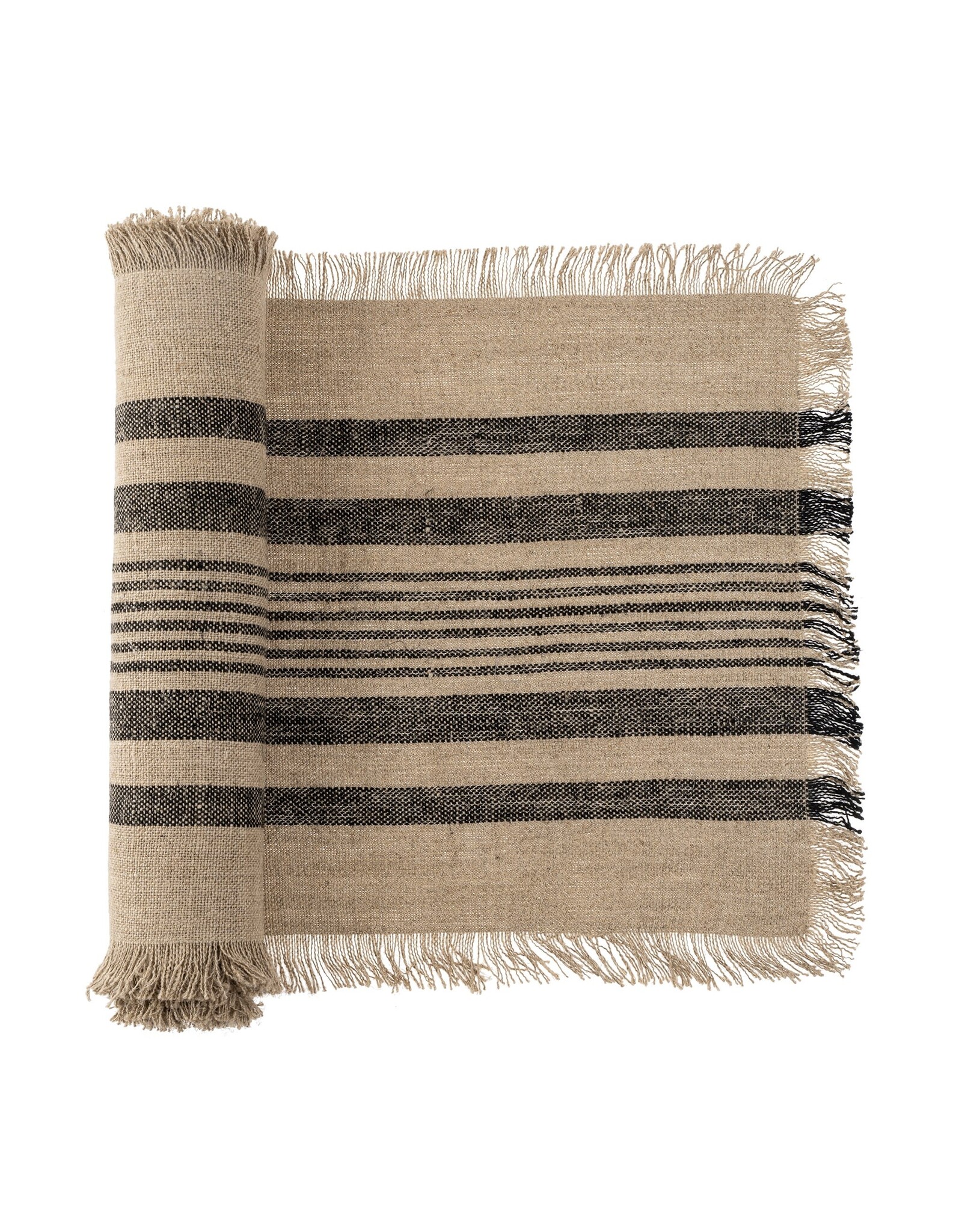 French Stripe Linen Runner