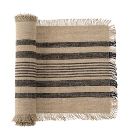 French Stripe Linen Runner