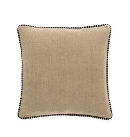 Honfleur Linen Pillow, - Indigo 20 x 20