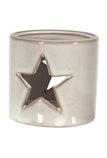 Cutout Ceramic Tealight Holder -