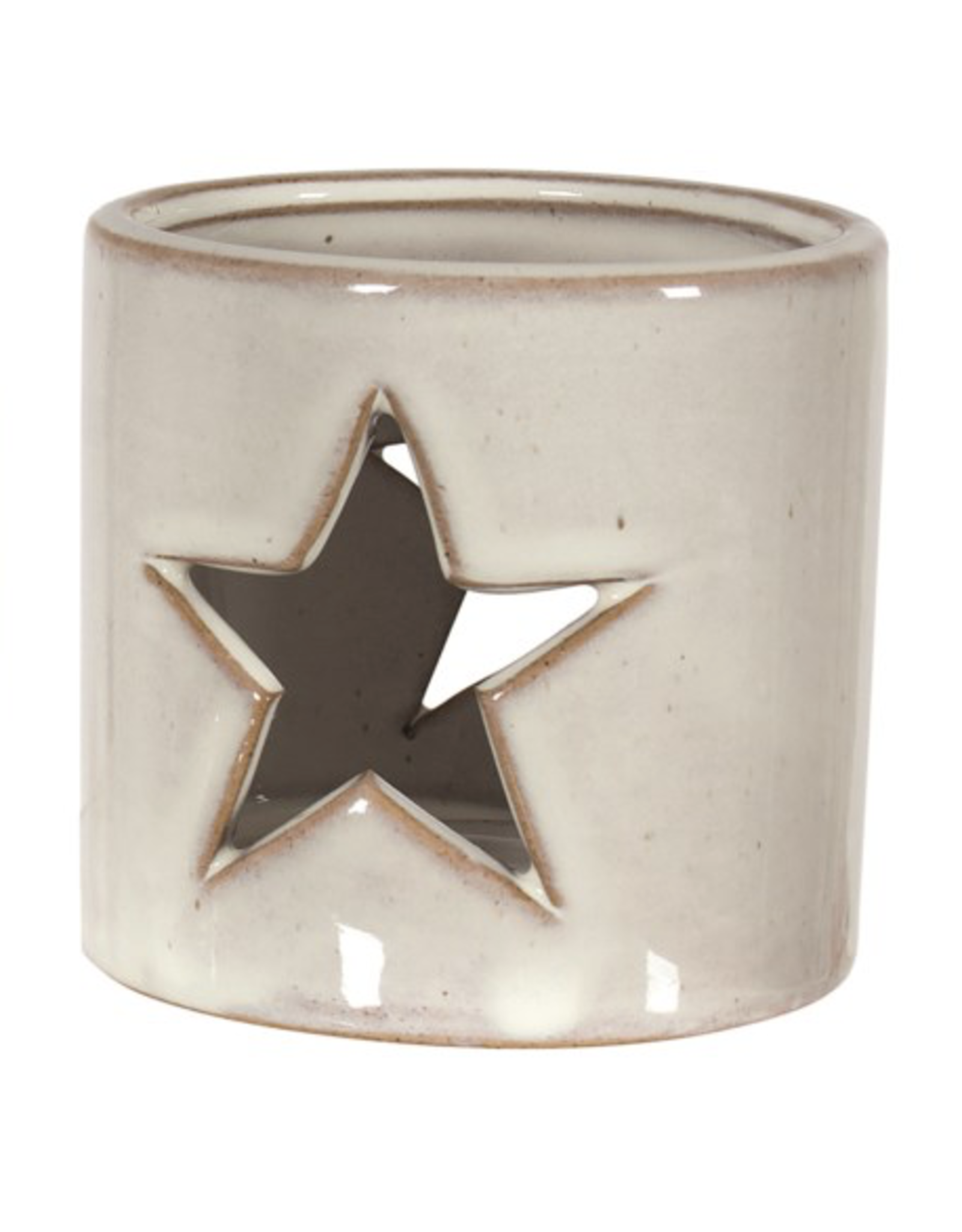 Cutout Ceramic Tealight Holder -