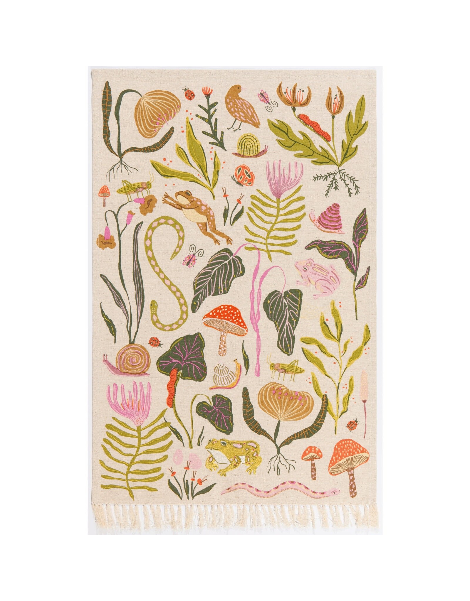 Gardenland Embroidered Dishtowel