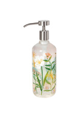 Bees & Blooms Glass Soap Pump