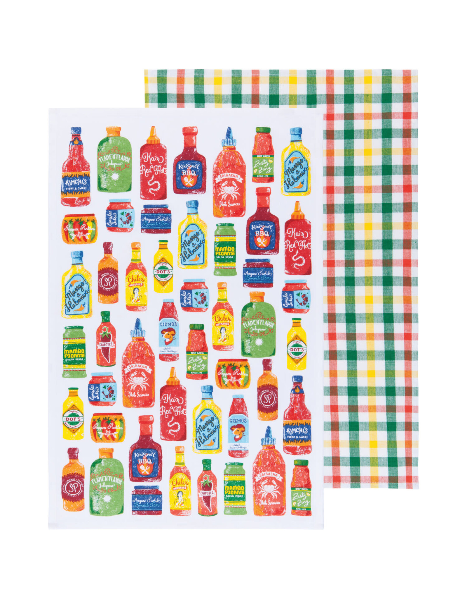 Hot Sauce Tea Towels - Set/2