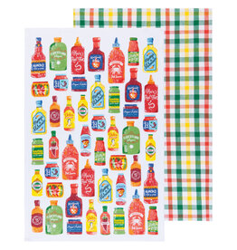 Hot Sauce Tea Towels - Set/2