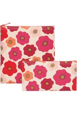 Poppy Snack Bags Set of 2
