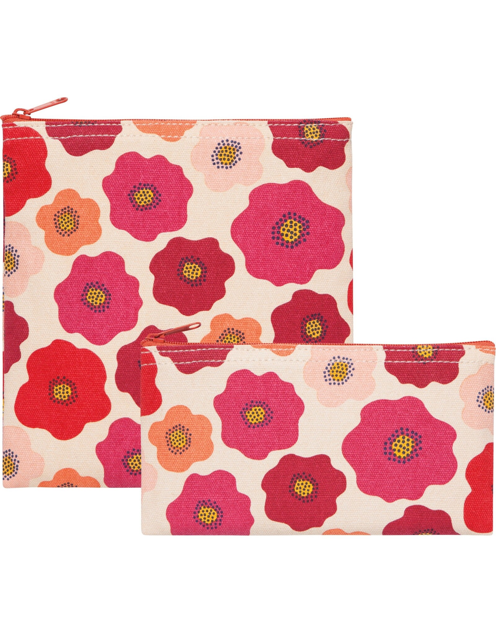 Poppy Snack Bags Set of 2