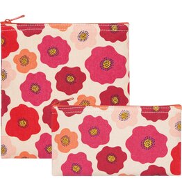 Poppy Snack Bags Set of 2