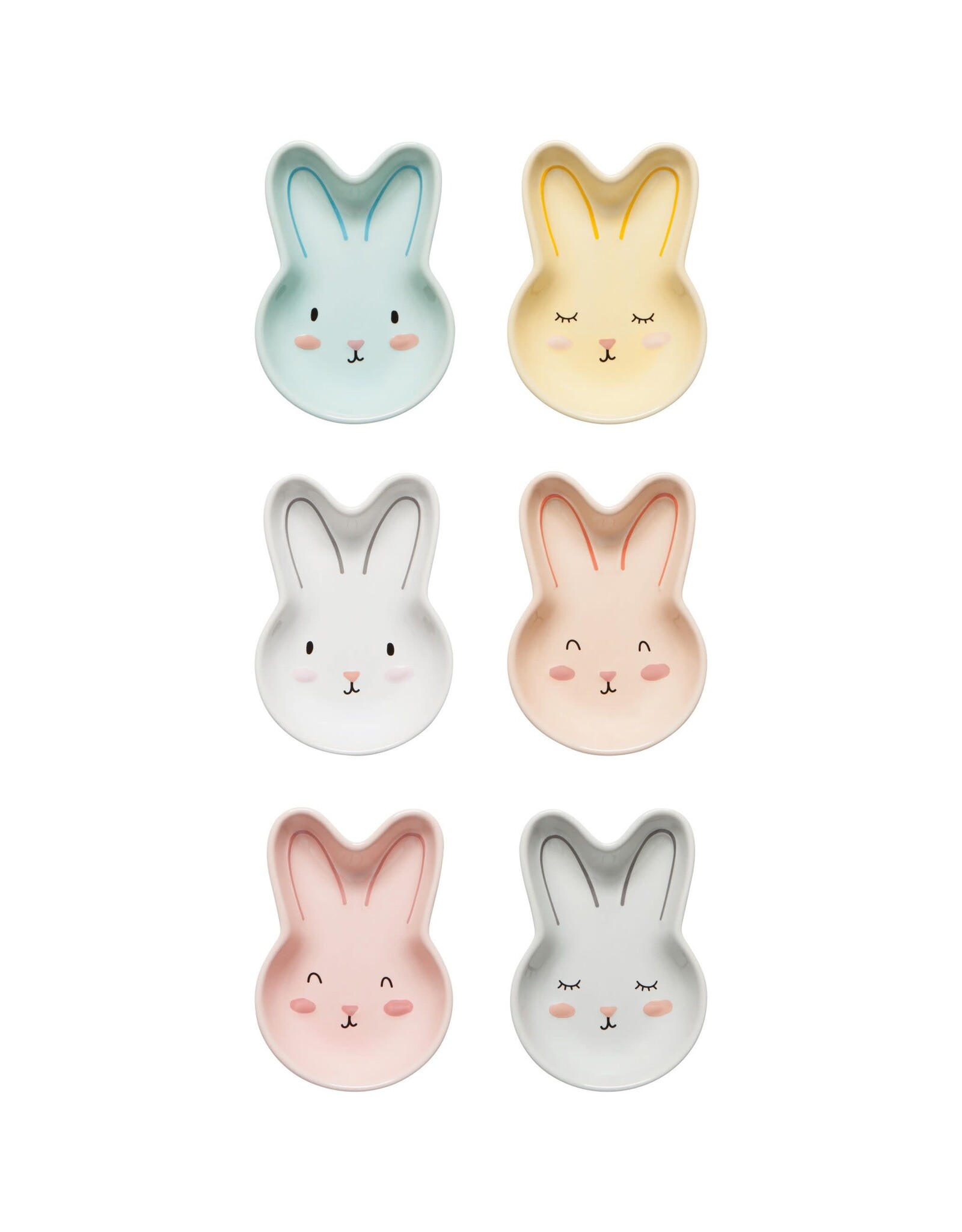 Easter Pinch Bowls Set of 6 Assorted