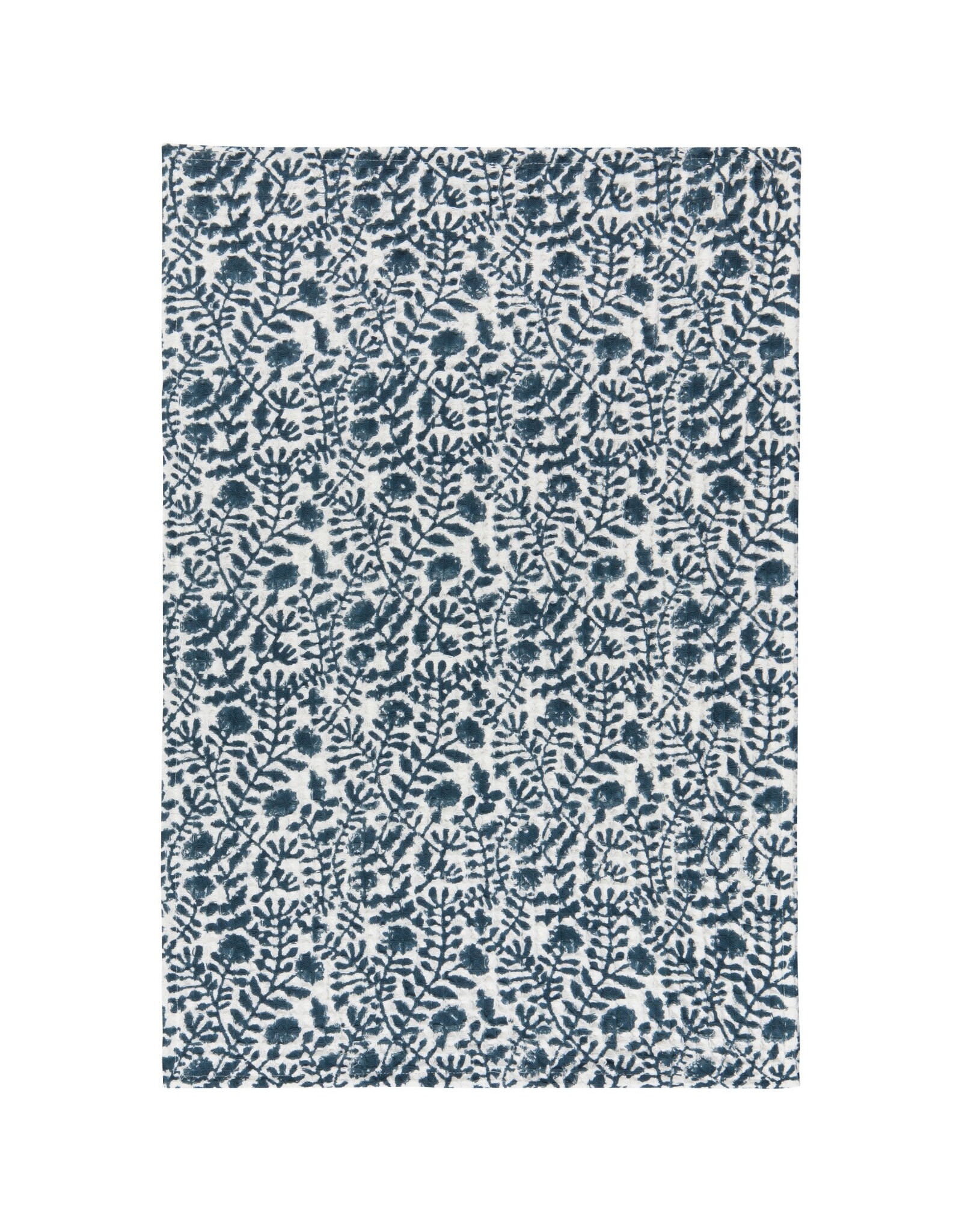 Jasmine Block Print Waffle Dishtowel