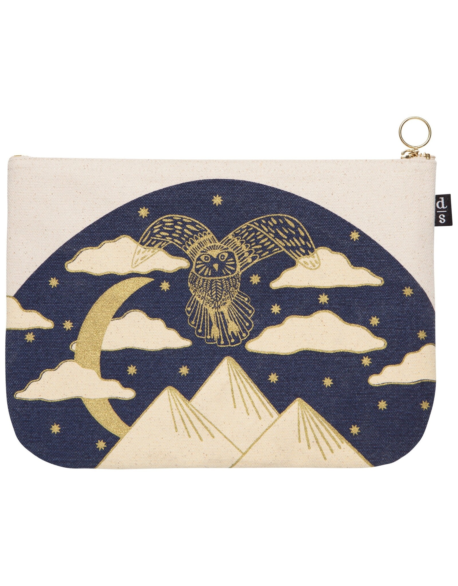 Moonlit Large Zipper Pouch