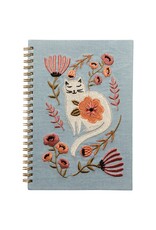 Catbloom Embroidered Notebook