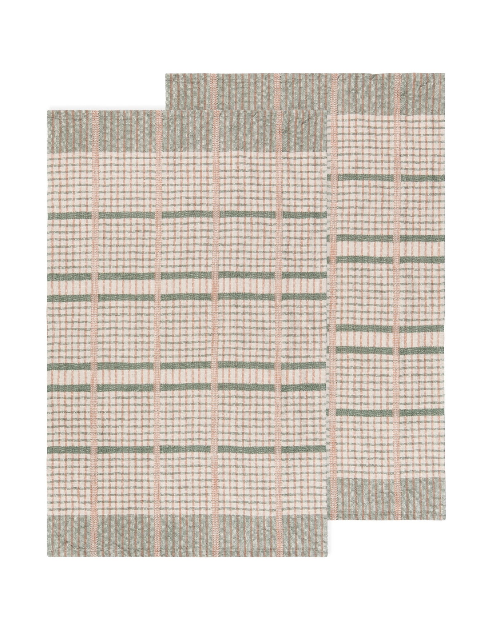 Willow Finley Check Dishtowels Set/2