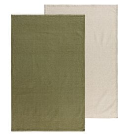 Olive Branch Dash Hand Towels Set/2