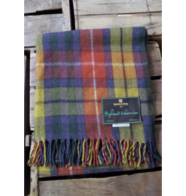 Patrick King Woollen Co. PK Highland Wool Throw - Antique Buchanan